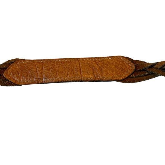 Patricia Nash Cavallina Tooled Leather Retro Saddle Bag Purse Florence Tan - Picture 10 of 16